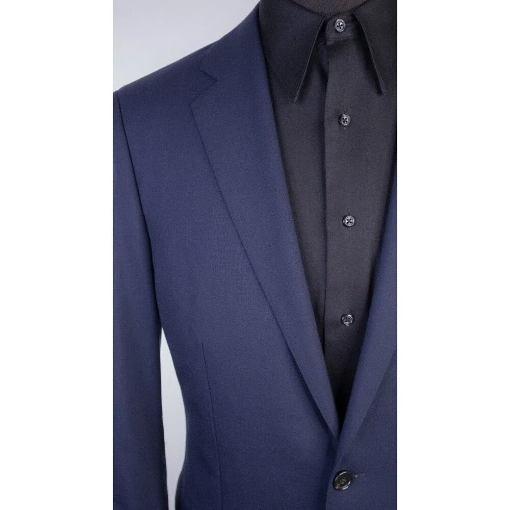 J. Crew x Loro Piana Men’s Ludlow 100% Wool 2-Button Blazer Navy Blue • 40R